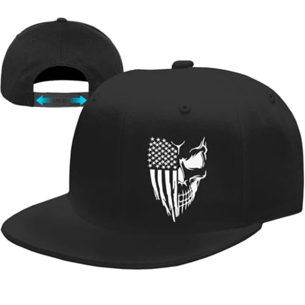 Snapback Baseball Cap Flat Bill Adjustable Hip Ho… - image 2